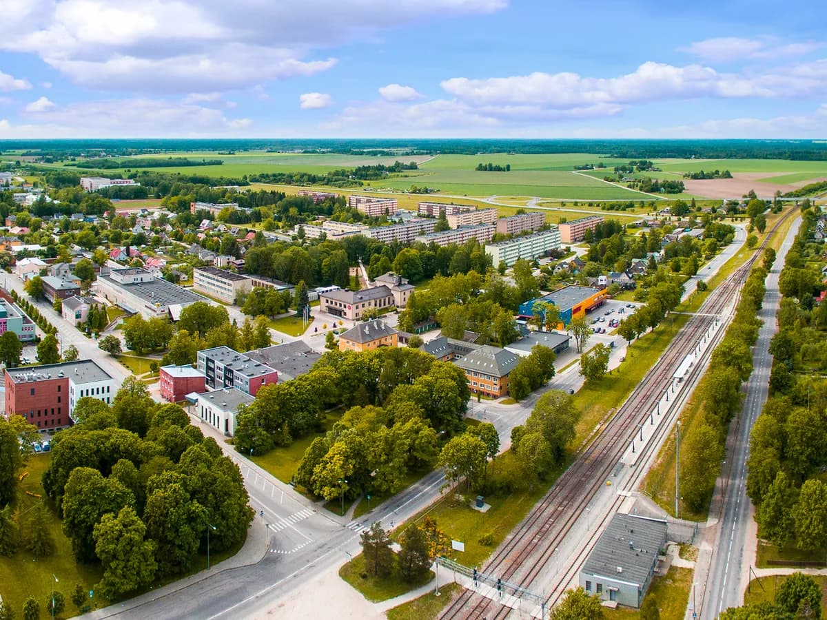 Вид на город Йыгева