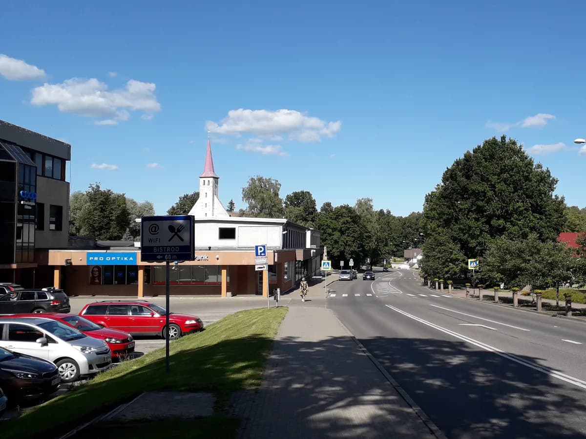 Вид на город Пылва