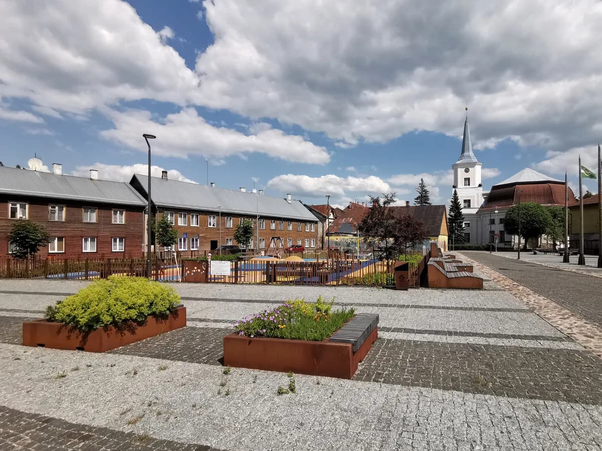 Вид на город Валга