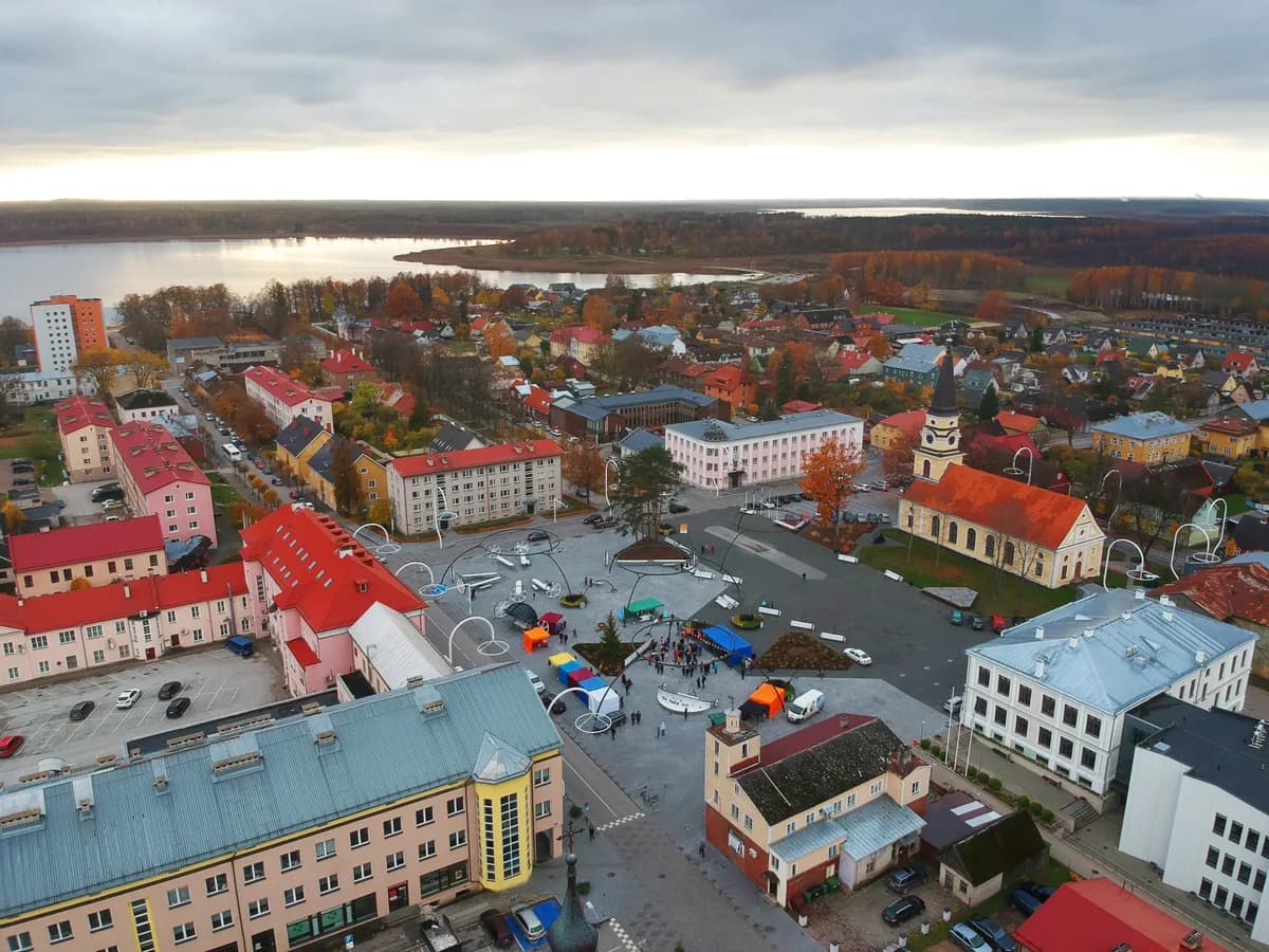 Vaade linnale Võru
